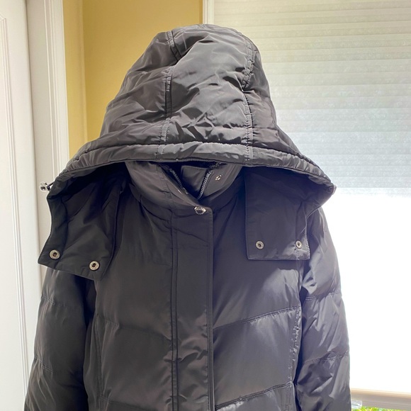 Karl Lagerfield Down Coat with Faux Fur - Picture 6 of 9